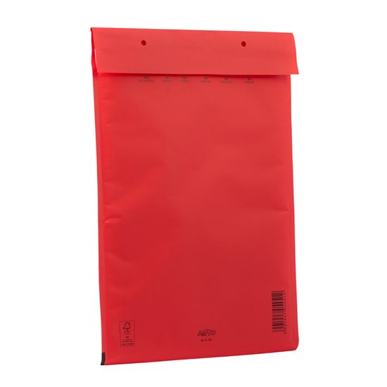 Koperta bąbelkowa AirPro D/14 200x275 red (czerwona) karton 100 szt.